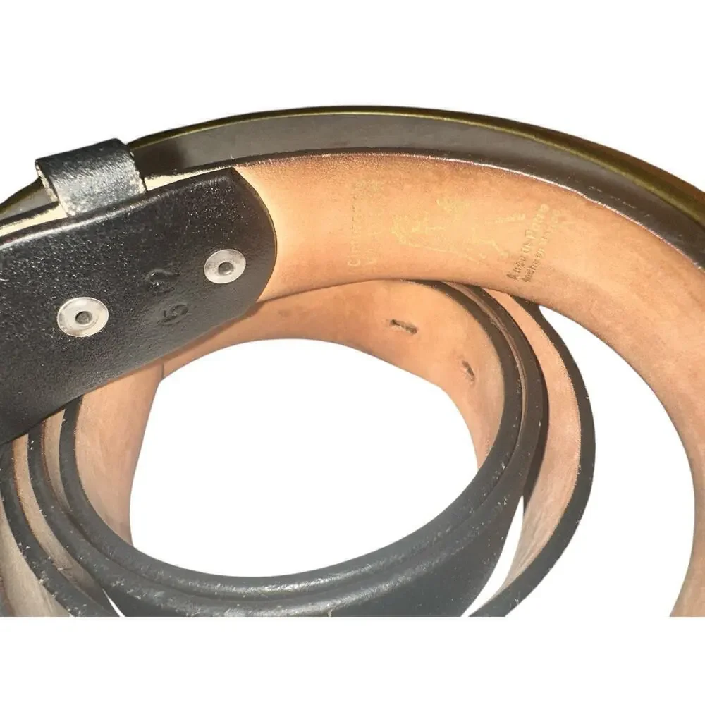 52” Cinturones MADFLOUR Premium Leather Belt with Stn Steel Bkle - Big & Tall